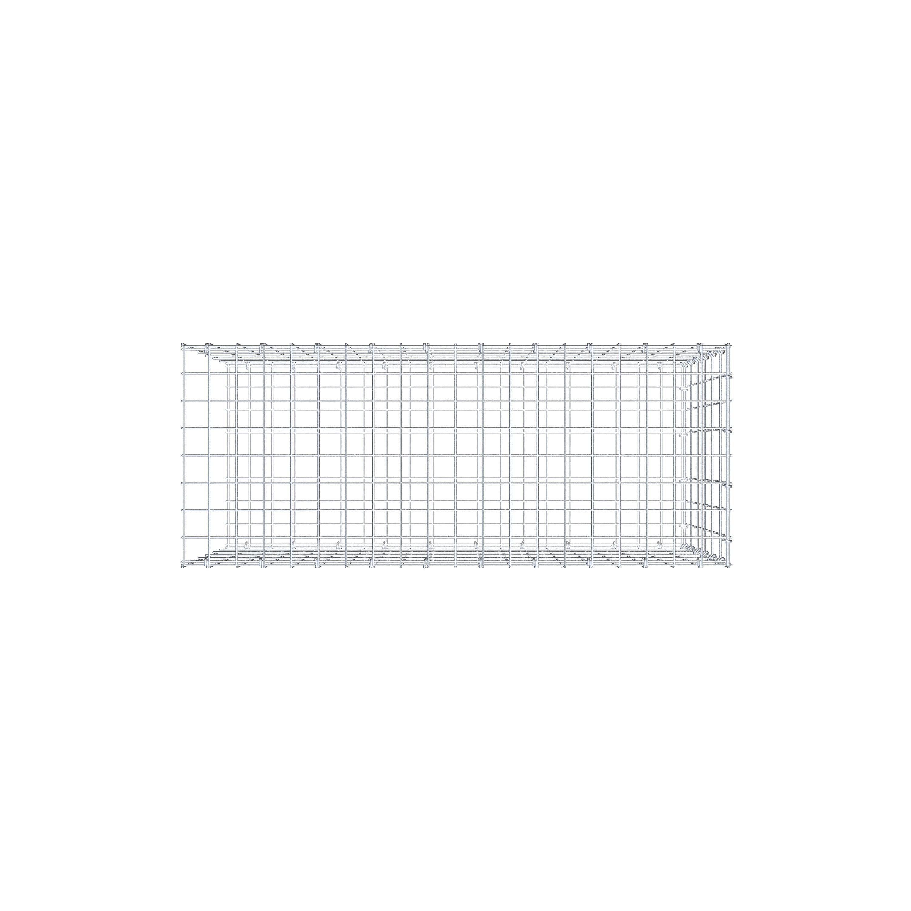 Pile aggiuntivo tipo 2 100 cm x 60 cm x 40 cm, maglia 5 cm x 10 cm, anello a C