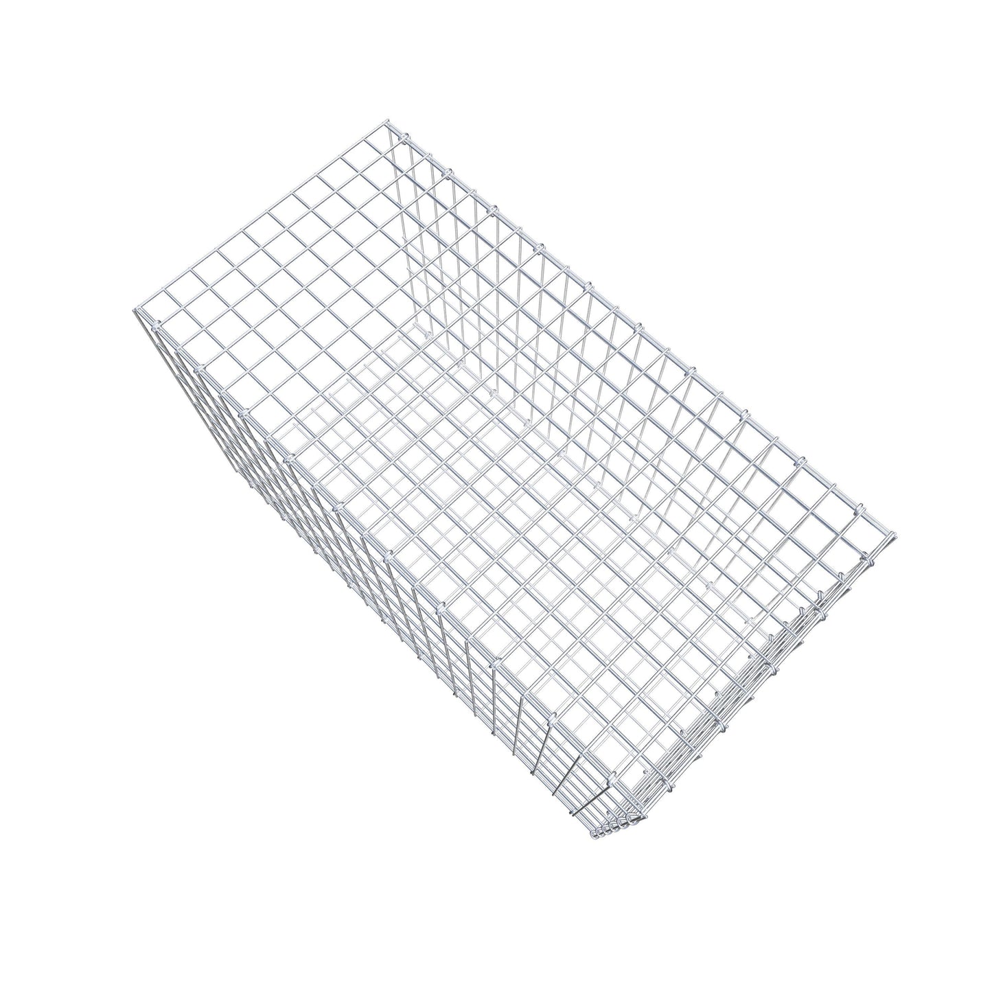 Monteret gabion type 2 100 cm x 60 cm x 50 cm, maskestørrelse 5 cm x 10 cm, C-ring