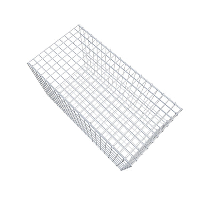 Monteret gabion type 2 100 cm x 60 cm x 50 cm, maskestørrelse 5 cm x 10 cm, C-ring