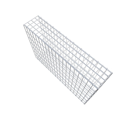 Mounted gabion type 2 100 cm x 70 cm x 20 cm, mesh size 5 cm x 10 cm, C-ring