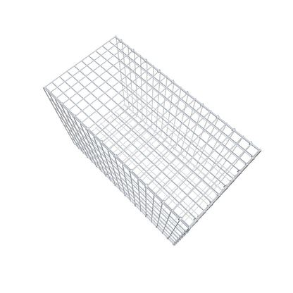 Monteret gabion type 2 100 cm x 70 cm x 50 cm, maskestørrelse 5 cm x 10 cm, C-ring