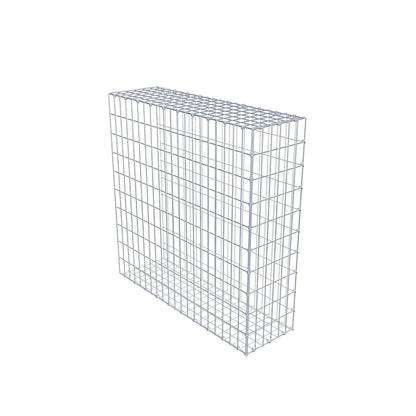 Monteret gabion type 2 100 cm x 100 cm x 30 cm, maskestørrelse 5 cm x 10 cm, C-ring