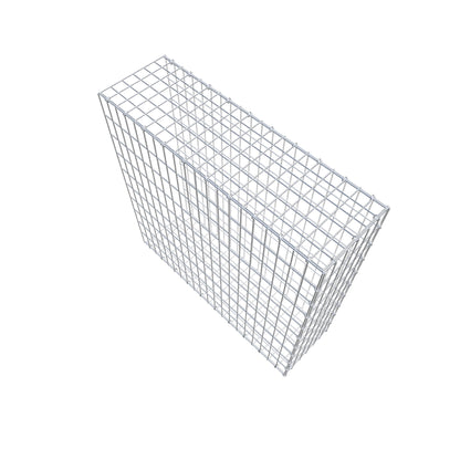 Monteret gabion type 2 100 cm x 100 cm x 30 cm, maskestørrelse 5 cm x 10 cm, C-ring