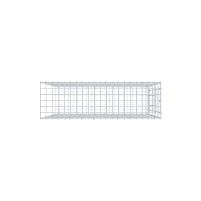 Monteret gabion type 2 100 cm x 100 cm x 30 cm, maskestørrelse 5 cm x 10 cm, C-ring