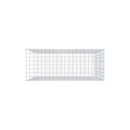 Extra gabion typ 2 100 cm x 100 cm x 40 cm, maskstorlek 5 cm x 10 cm, C-ring