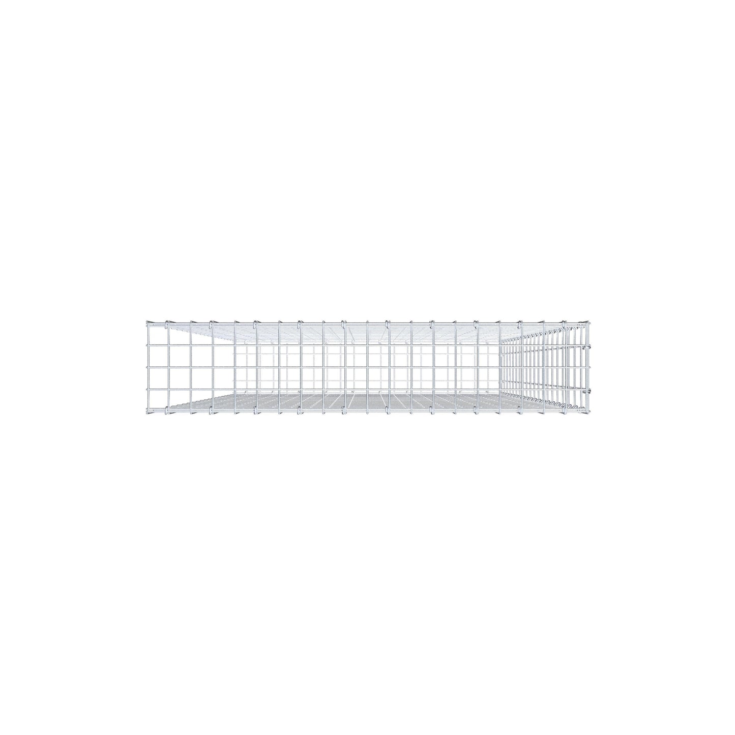 Add-on schanskorf type 2 200 cm x 100 cm x 20 cm, maaswijdte 5 cm x 10 cm, C-ring