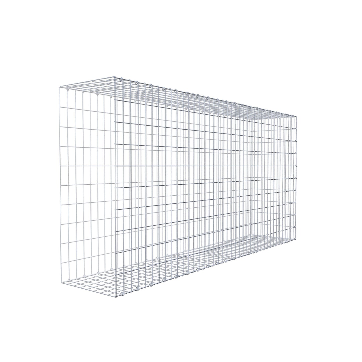 Fourche rapportée type 2 200 cm x 100 cm x 40 cm, mailles 5 cm x 10 cm, anneau en C