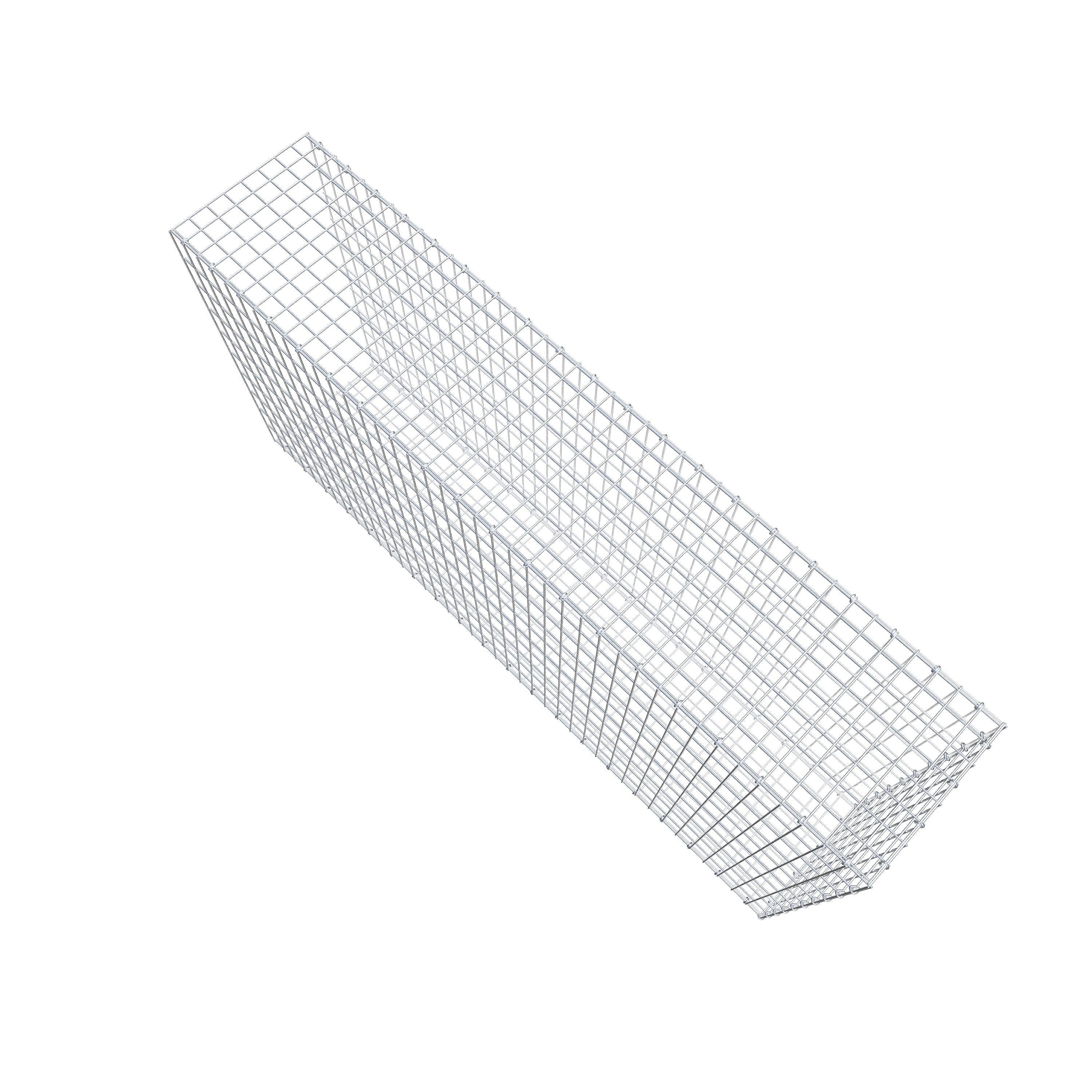 Anbaugabione Typ 2 200 cm x 100 cm x 40 cm, Maschenweite 5 cm x 10 cm, C-Ring