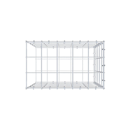 Gabião Tipo 2 50 cm x 50 cm x 30 cm (C x A x P), malhagem 10 cm x 10 cm, anel C