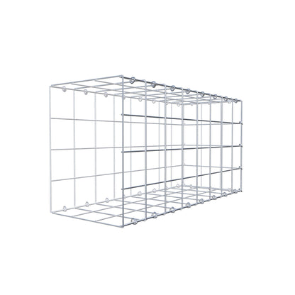 Anbaugabione Typ 2 80 cm x 40 cm x 30 cm (L x H x T), Maschenweite 10 cm x 10 cm, C-Ring