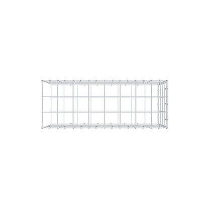 Anbaugabione Typ 2 80 cm x 40 cm x 30 cm (L x H x T), Maschenweite 10 cm x 10 cm, C-Ring
