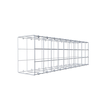 Anbaugabione Typ 2 100 cm x 30 cm x 20 cm (L x H x T), Maschenweite 10 cm x 10 cm, C-Ring