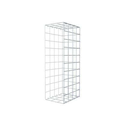 Mounted gabion type 2 100 cm x 40 cm x 30 cm (L x H x D), mesh size 10 cm x 10 cm, C-ring