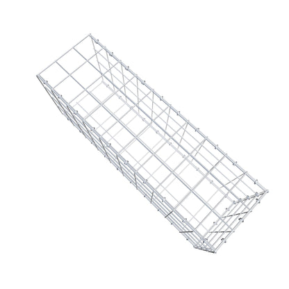 Mounted gabion type 2 100 cm x 40 cm x 30 cm (L x H x D), mesh size 10 cm x 10 cm, C-ring
