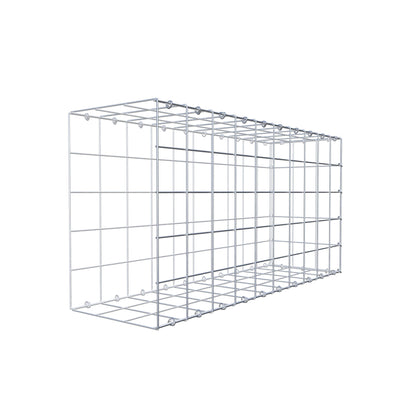 Gabbione aggiuntivo di tipo 2 100 cm x 50 cm x 30 cm (L x H x P), maglia 10 cm x 10 cm, anello a C