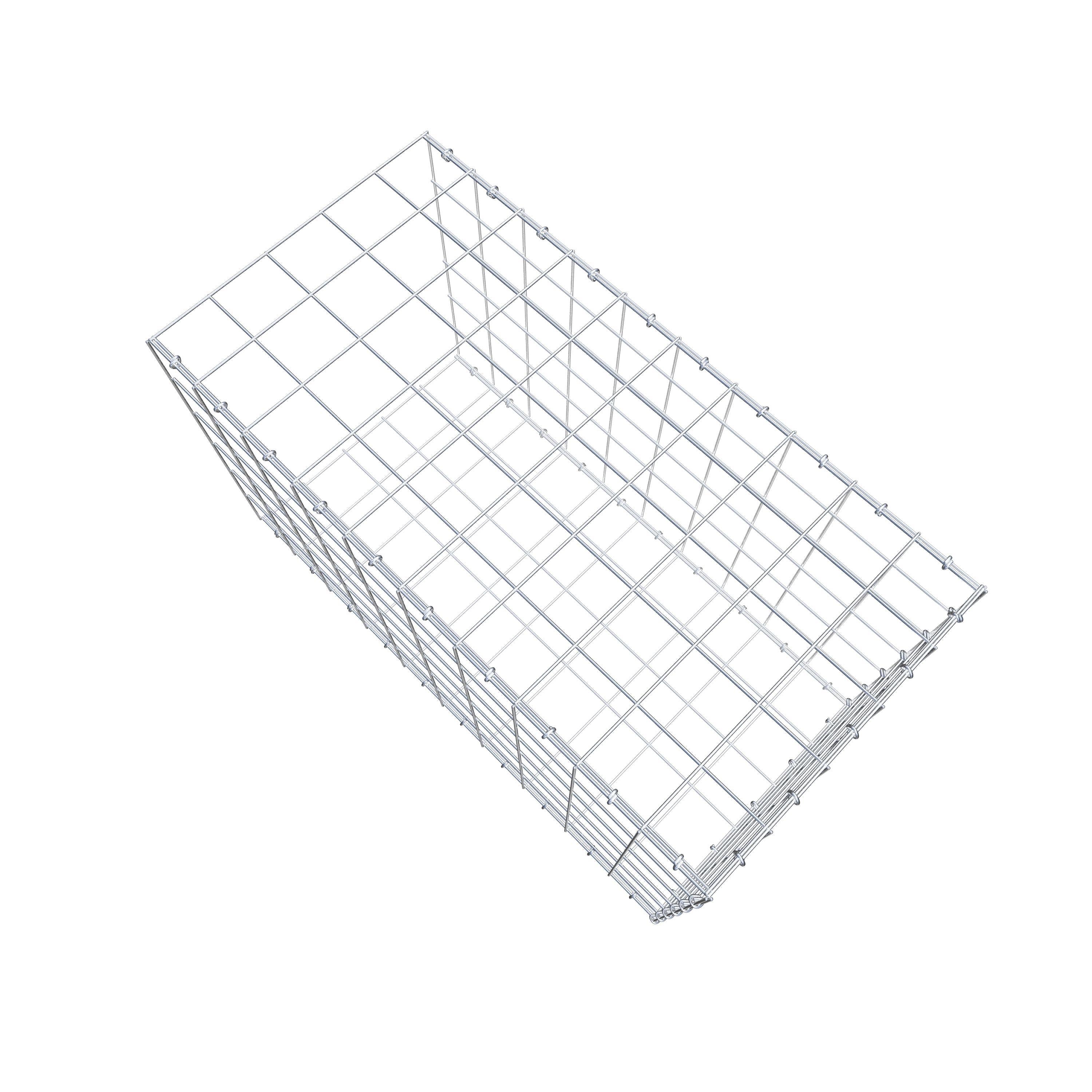 Gabião Tipo 2 100 cm x 60 cm x 50 cm (C x A x P), malhagem 10 cm x 10 cm, anel C