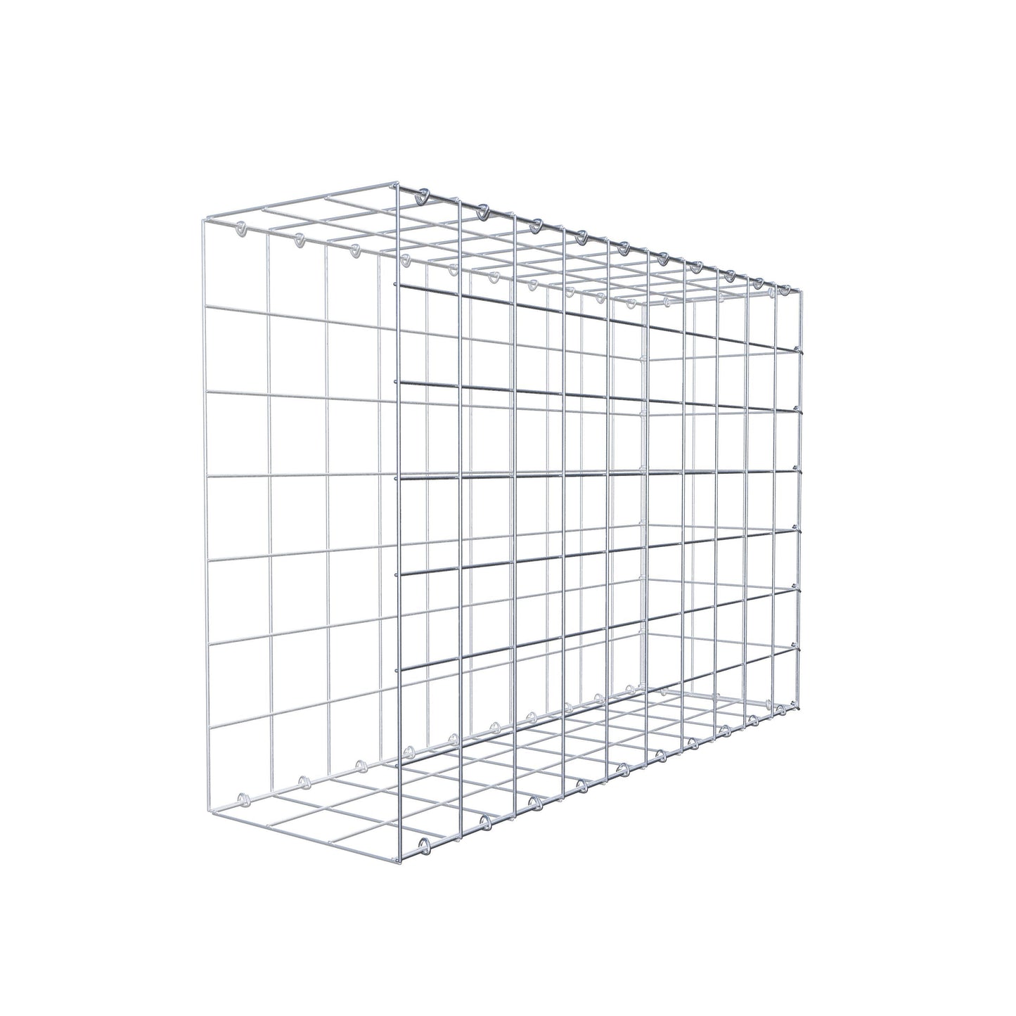 Gabião Tipo 2 100 cm x 70 cm x 30 cm (C x A x P), malhagem 10 cm x 10 cm, anel C