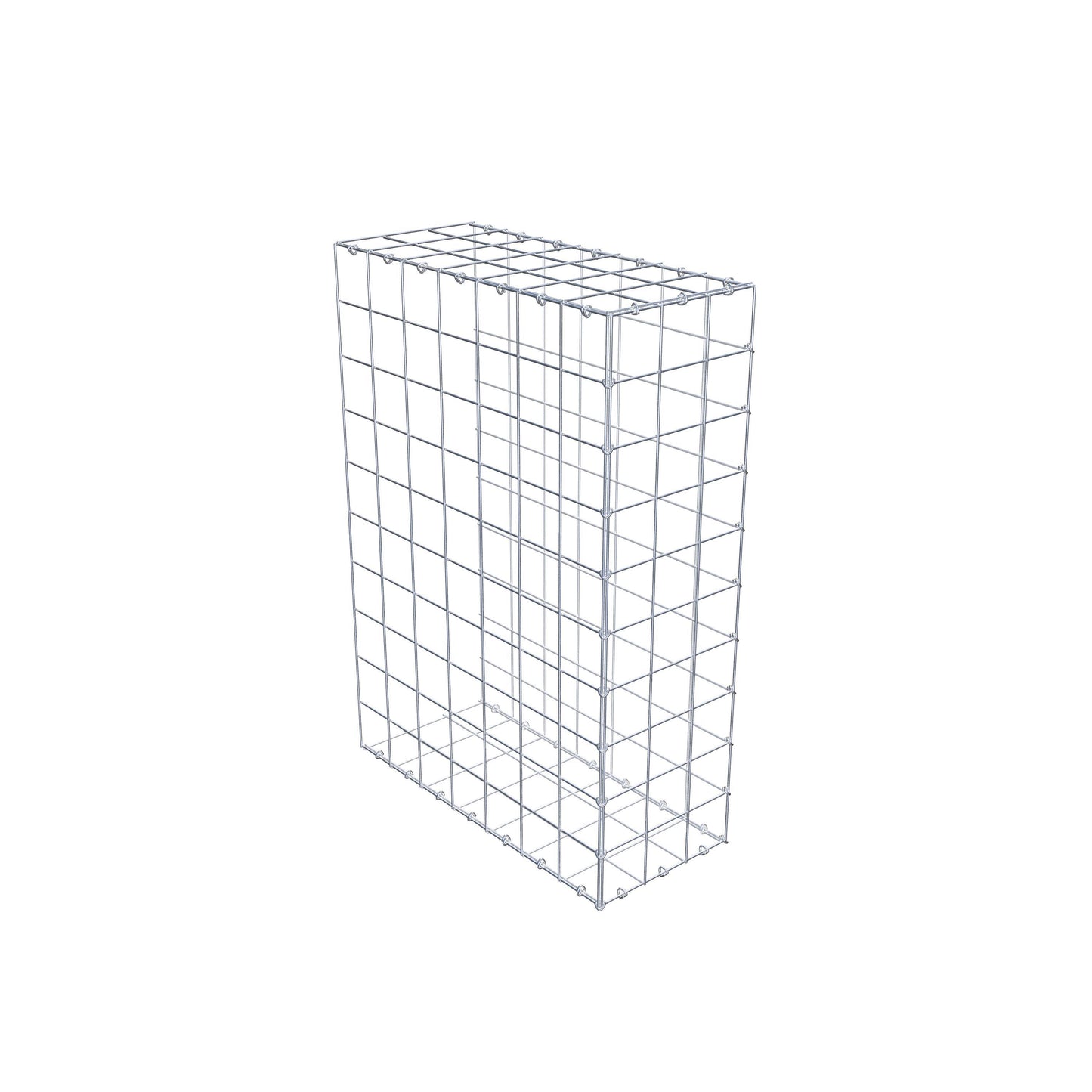 Gabião Tipo 2 100 cm x 70 cm x 30 cm (C x A x P), malhagem 10 cm x 10 cm, anel C