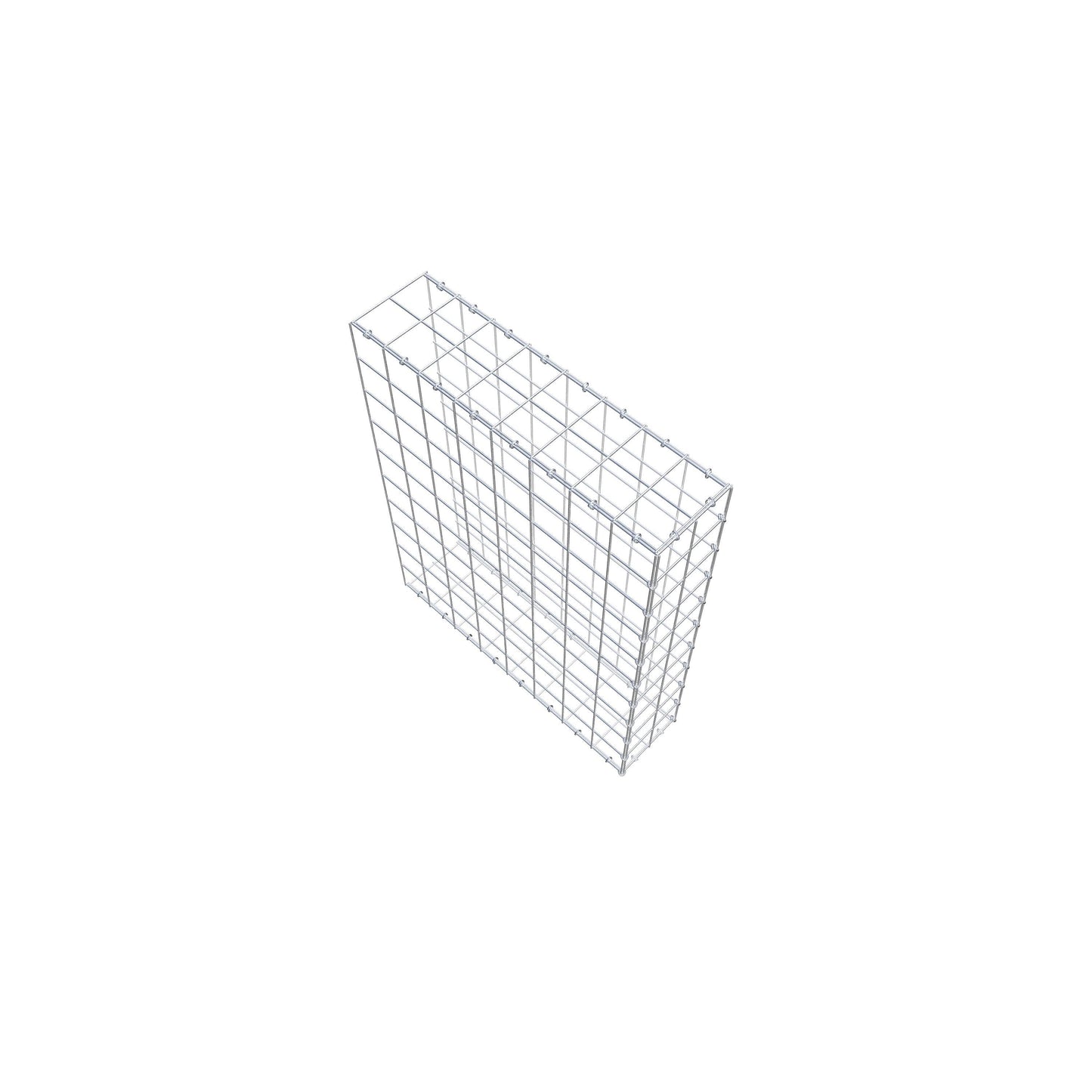 Fourche rapportée type 2 100 cm x 80 cm x 20 cm (L x H x P), mailles 10 cm x 10 cm, anneau en C