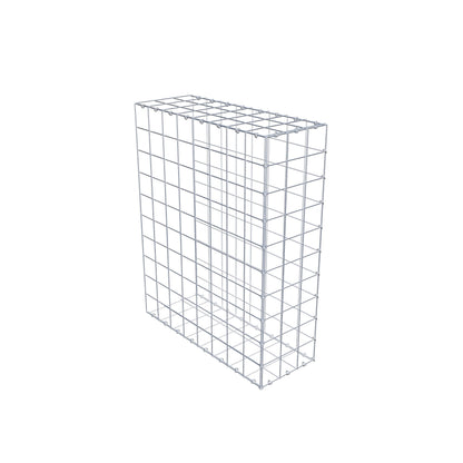 Typ 2 påbyggnadsgabion 100 cm x 80 cm x 30 cm (L x H x D), maskstorlek 10 cm x 10 cm, C-ring