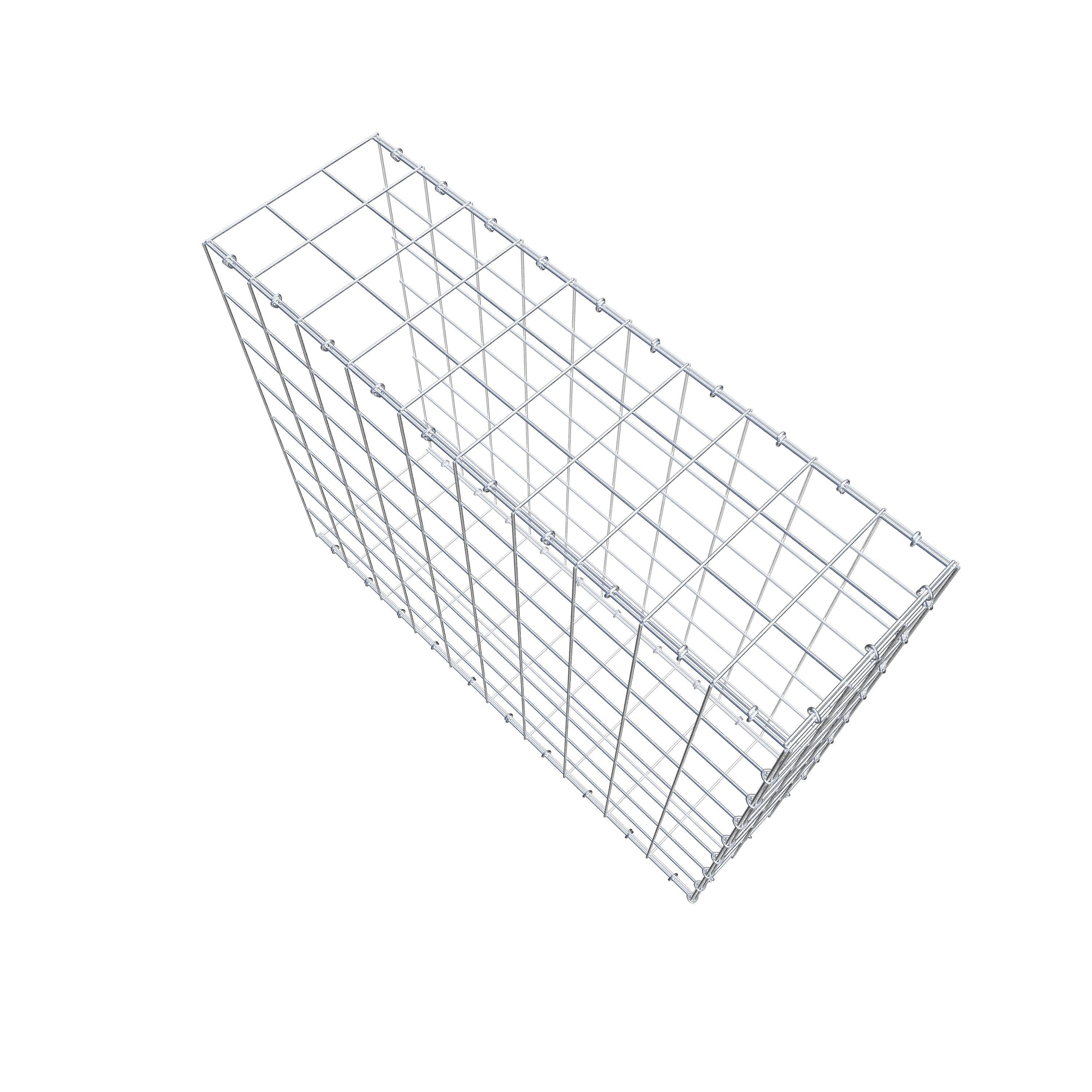 Gabião Tipo 2 100 cm x 80 cm x 30 cm (C x A x P), malhagem 10 cm x 10 cm, anel C