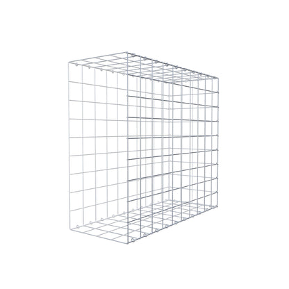 Monteret gabion type 2 100 cm x 90 cm x 40 cm (L x H x D), maskestørrelse 10 cm x 10 cm, C-ring