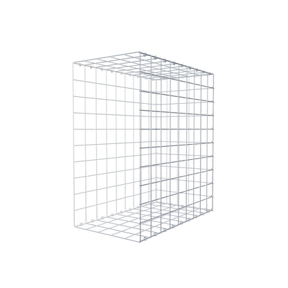 Mounted gabion type 2 100 cm x 90 cm x 50 cm (L x H x D), mesh size 10 cm x 10 cm, C-ring