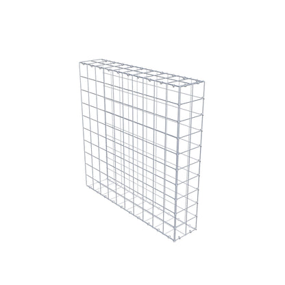 Mounted gabion type 2 100 cm x 100 cm x 20 cm (L x H x D), mesh size 10 cm x 10 cm, C-ring