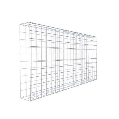 Typ 2 påbyggnadsgabion 200 cm x 100 cm x 20 cm (L x H x D), maskstorlek 10 cm x 10 cm, C-ring