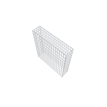 Monteret gabion type 3 100 cm x 90 cm x 20 cm (L x H x D), maskestørrelse 5 cm x 10 cm, C-ring