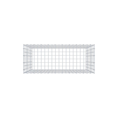 Anbaugabione Typ 3 100 cm x 100 cm x 40 cm (L x H x T), Maschenweite 5 cm x 10 cm, C-Ring