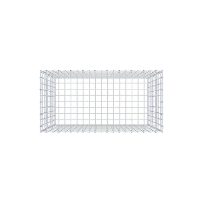 Anbaugabione Typ 3 100 cm x 100 cm x 50 cm (L x H x T), Maschenweite 5 cm x 10 cm, C-Ring