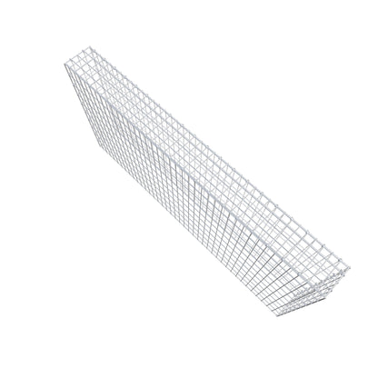 Anbaugabione Typ 3 200 cm x 100 cm x 20 cm (L x H x T), Maschenweite 5 cm x 10 cm, C-Ring