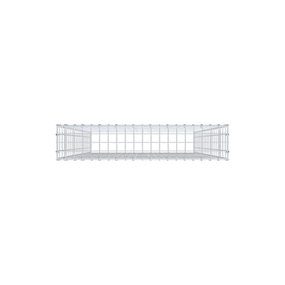 Anbaugabione Typ 3 200 cm x 100 cm x 20 cm (L x H x T), Maschenweite 5 cm x 10 cm, C-Ring