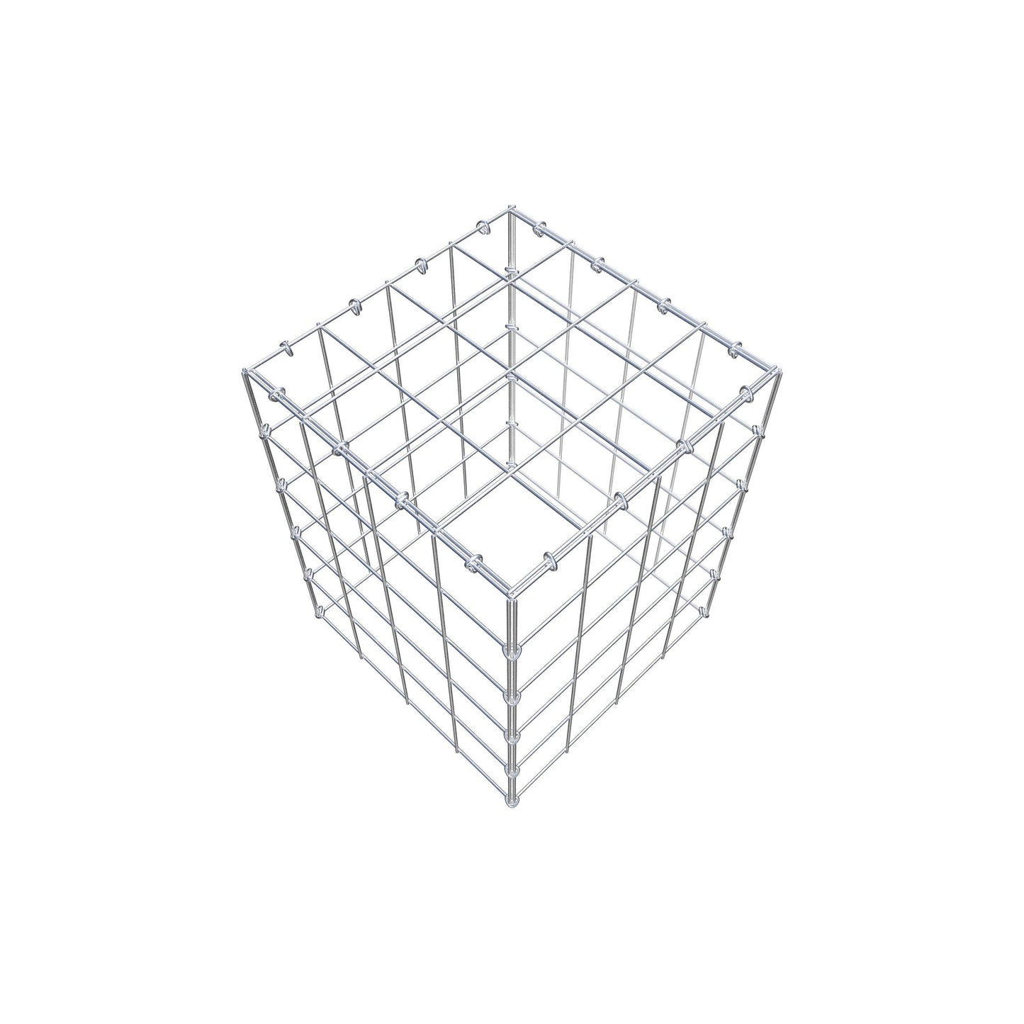 Fourche rapportée type 3 50 cm x 40 cm x 40 cm (L x H x P), mailles 10 cm x 10 cm, anneau C