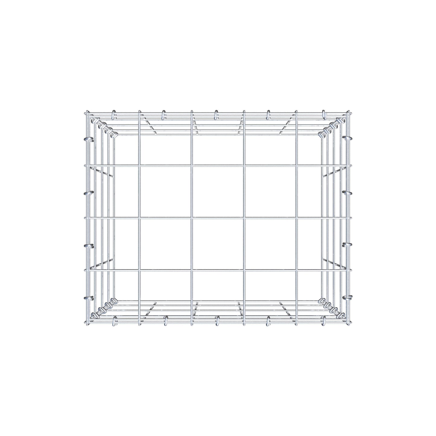 Fourche rapportée type 3 50 cm x 40 cm x 40 cm (L x H x P), mailles 10 cm x 10 cm, anneau C