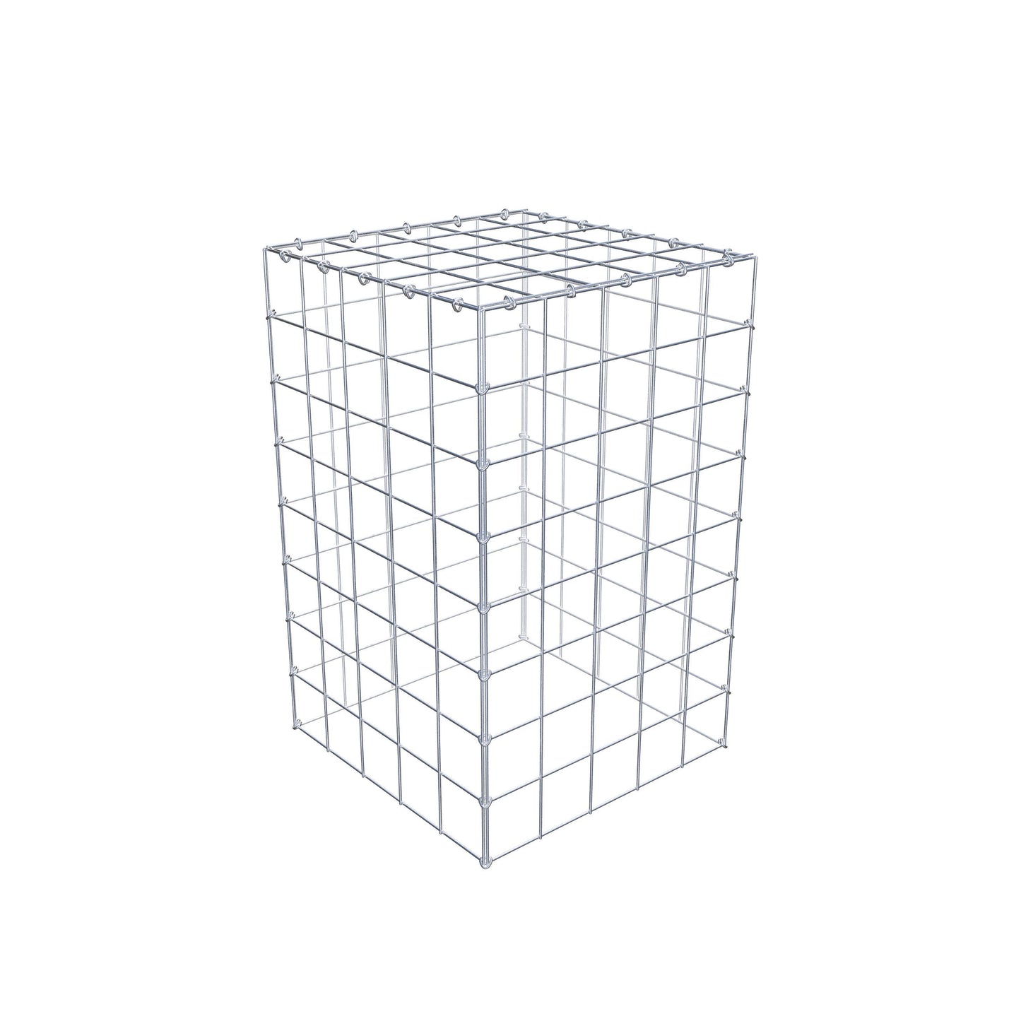 Fourche rapportée type 3 80 cm x 50 cm x 50 cm (L x H x P), mailles 10 cm x 10 cm, anneau C