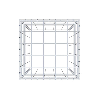 Fourche rapportée type 3 80 cm x 50 cm x 50 cm (L x H x P), mailles 10 cm x 10 cm, anneau C