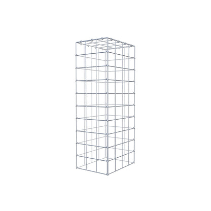 Typ 3 påbyggnadsgabion 100 cm x 40 cm x 30 cm (L x H x D), maskstorlek 10 cm x 10 cm, C-ring