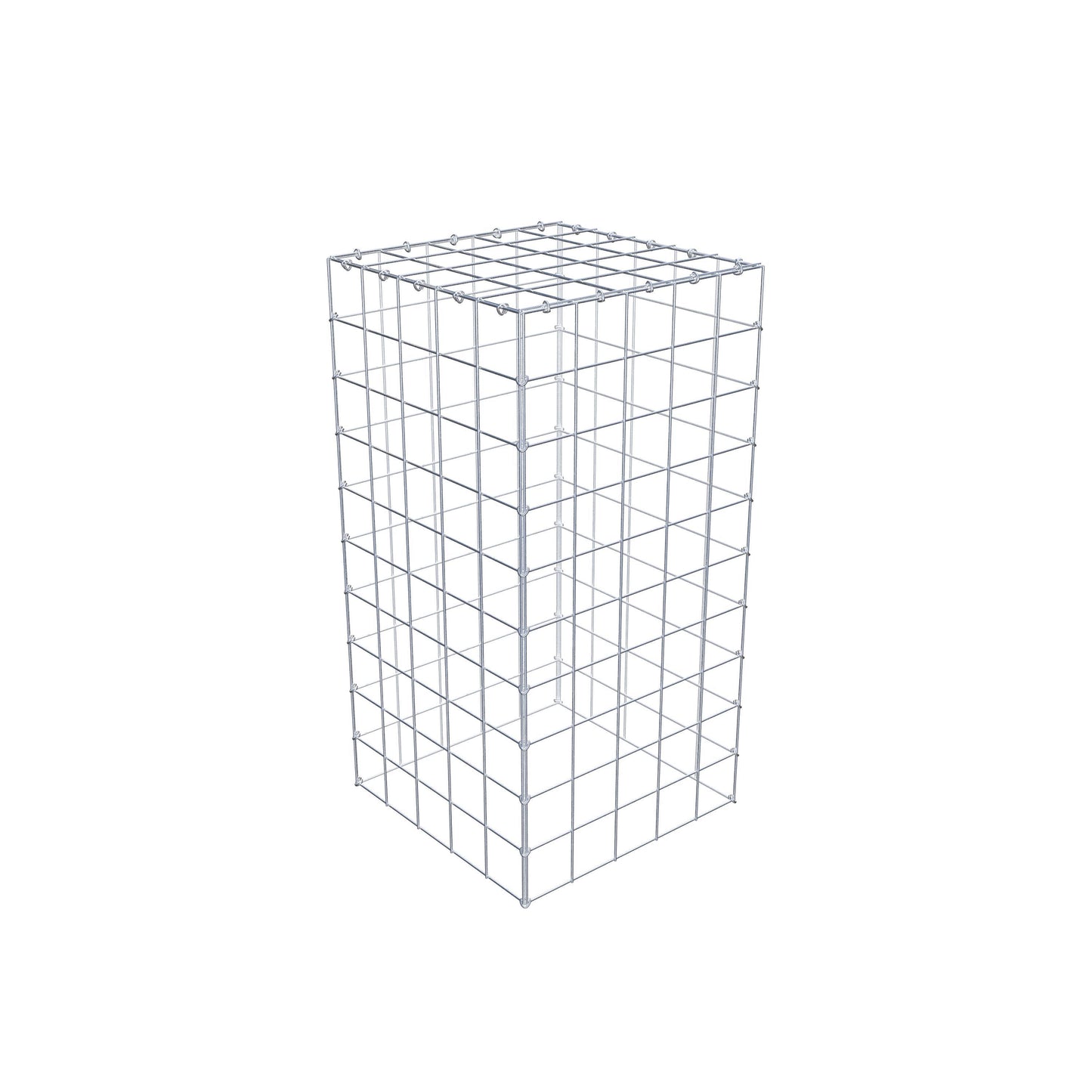 Fourche rapportée type 3 100 cm x 50 cm x 50 cm (L x H x P), mailles 10 cm x 10 cm, anneau C