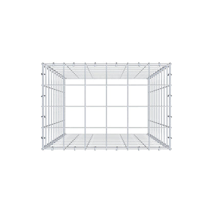 Gabião Tipo 3 100 cm x 60 cm x 40 cm (C x A x P), malhagem 10 cm x 10 cm, anel C