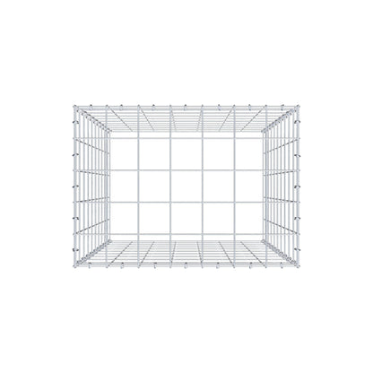 Mounted gabion type 3 100 cm x 70 cm x 50 cm (L x H x D), mesh size 10 cm x 10 cm, C-ring