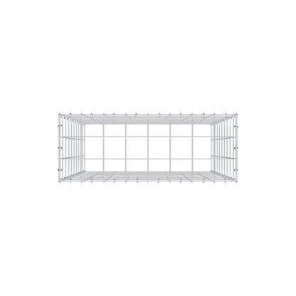 Anbaugabione Typ 3 100 cm x 80 cm x 30 cm (L x H x T), Maschenweite 10 cm x 10 cm, C-Ring