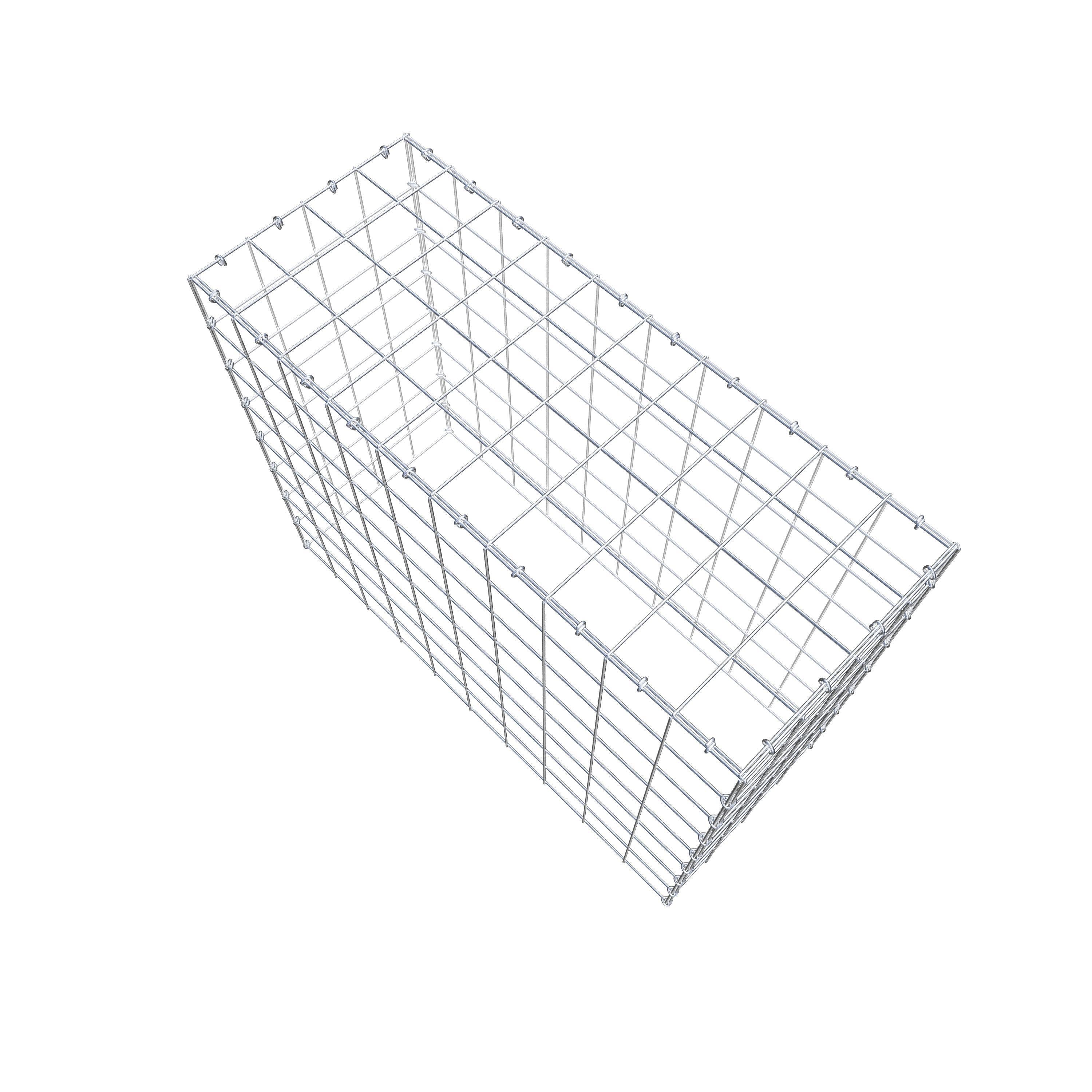 Gabião Tipo 3 100 cm x 80 cm x 40 cm (C x A x P), malhagem 10 cm x 10 cm, anel C