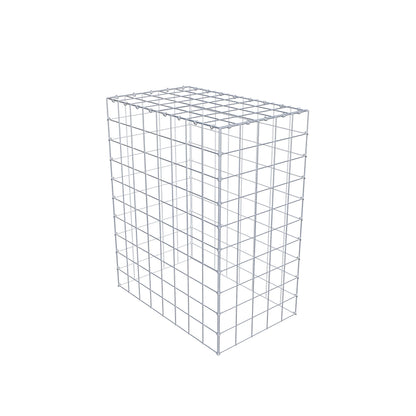 Monteret gabion type 3 100 cm x 80 cm x 50 cm (L x H x D), maskestørrelse 10 cm x 10 cm, C-ring