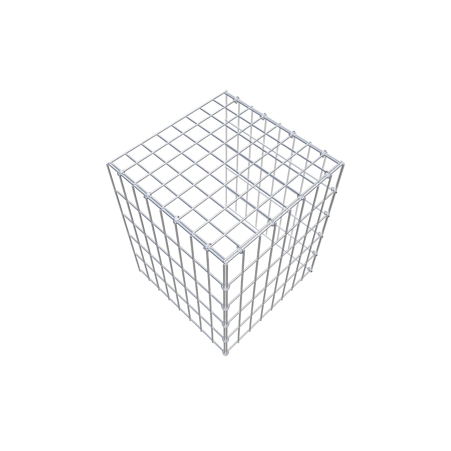 Gabião tipo 4 50 cm x 40 cm x 40 cm (C x A x P), malhagem 5 cm x 10 cm, anel C