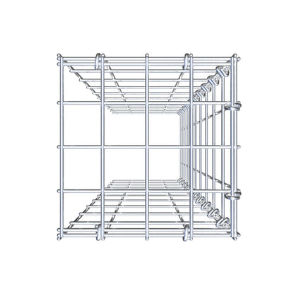Gabião tipo 4 100 cm x 20 cm x 20 cm (C x A x P), malhagem 5 cm x 10 cm, anel C