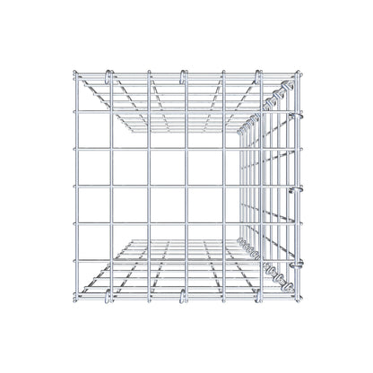 Gabião Tipo 4 100 cm x 30 cm x 30 cm (C x A x P), malhagem 5 cm x 10 cm, anel C