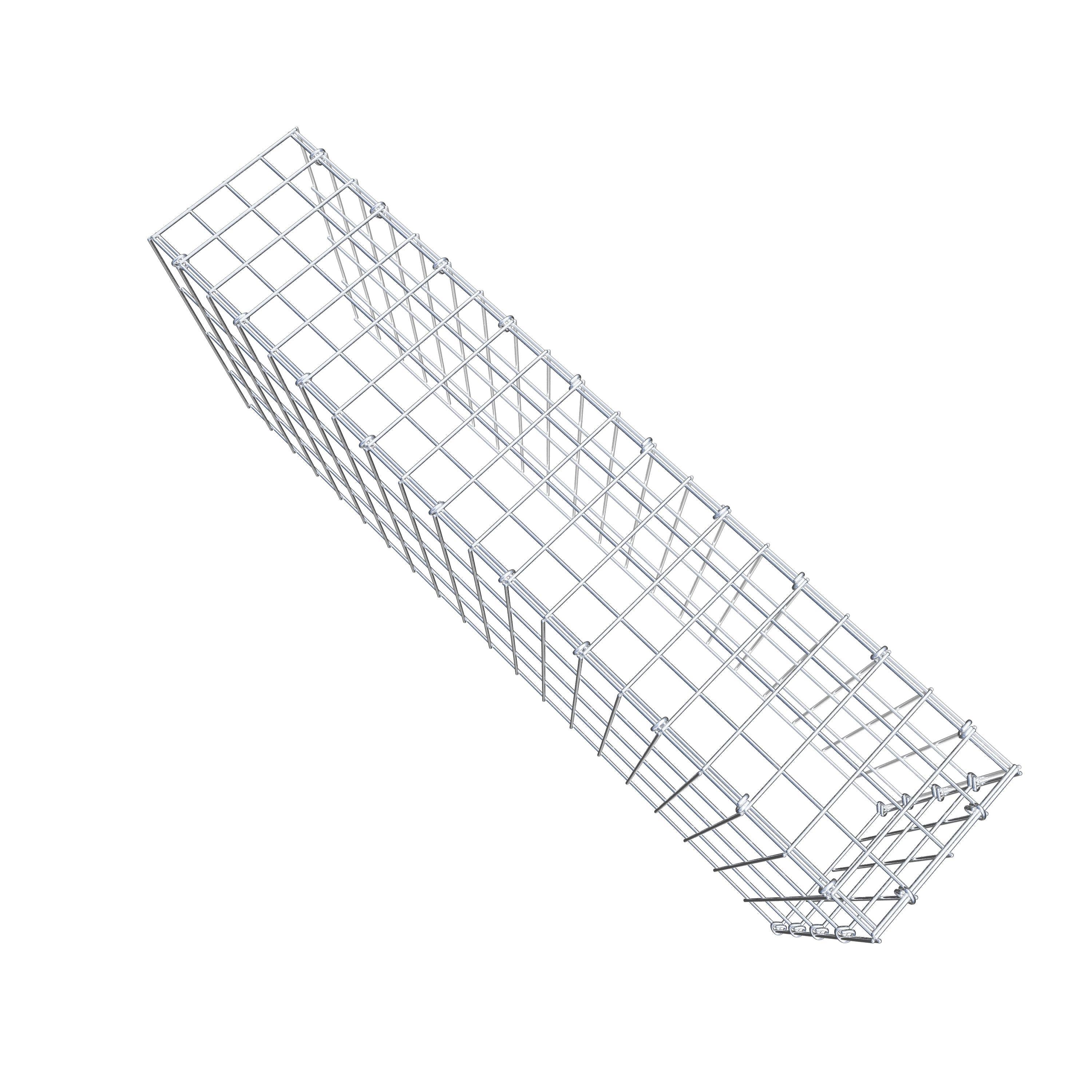 Pile aggiuntivo tipo 4 100 cm x 40 cm x 20 cm (L x H x P), maglia 5 cm x 10 cm, anello a C