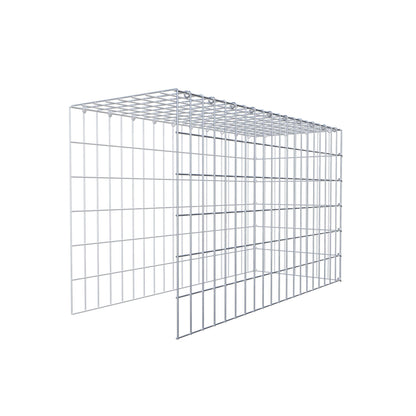 Gabião Tipo 4 100 cm x 60 cm x 40 cm (C x A x P), malhagem 5 cm x 10 cm, anel C